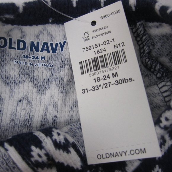 Blue Pajama Set Loungewear size 18-24 months NWT - Picture 3 of 10